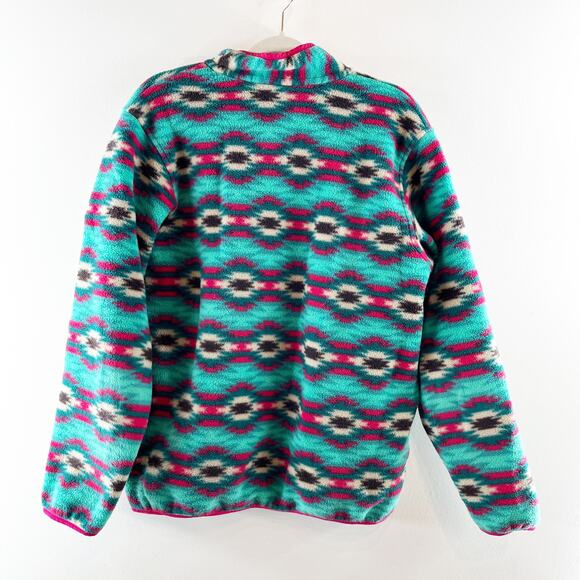 Patagonia T Snap Synchilla Long Sleeve Fleece Jacket Wild Desert Green XL - Picture 5 of 9